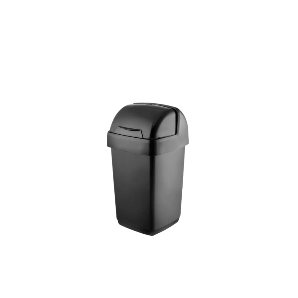 Addis 10L Roll Top Bin, Black