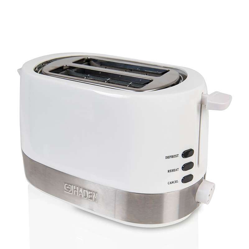 Haden Chester 2 Slice Toaster, White