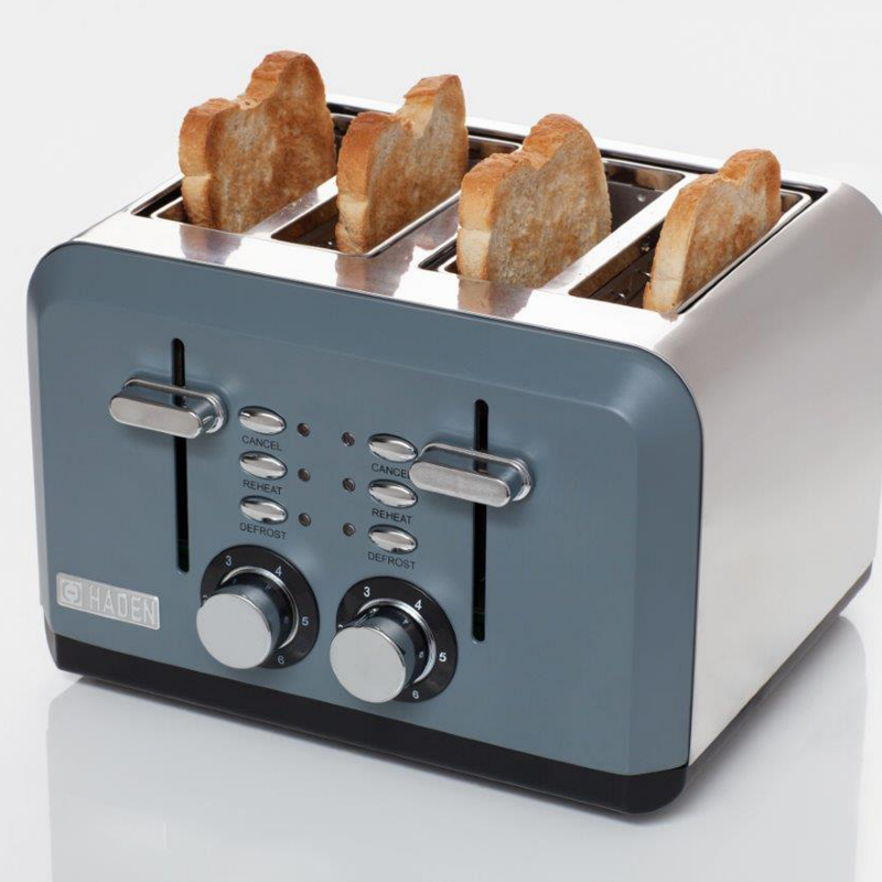 Haden Perth 4 Slice Toaster, Grey