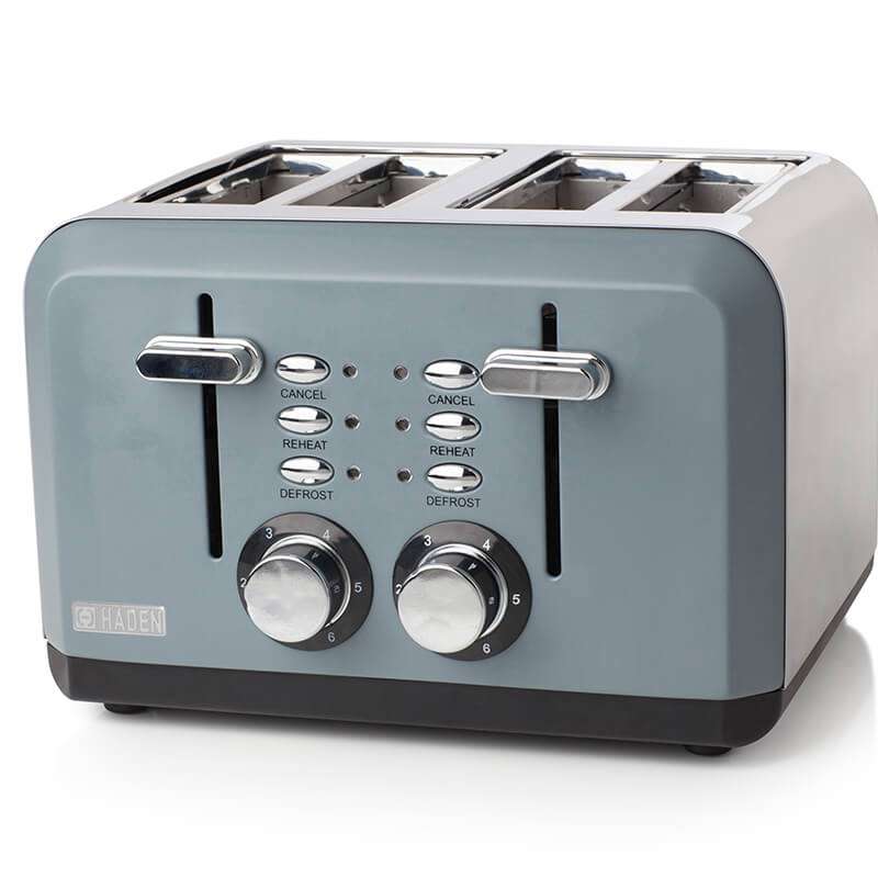 Haden Perth 4 Slice Toaster, Grey