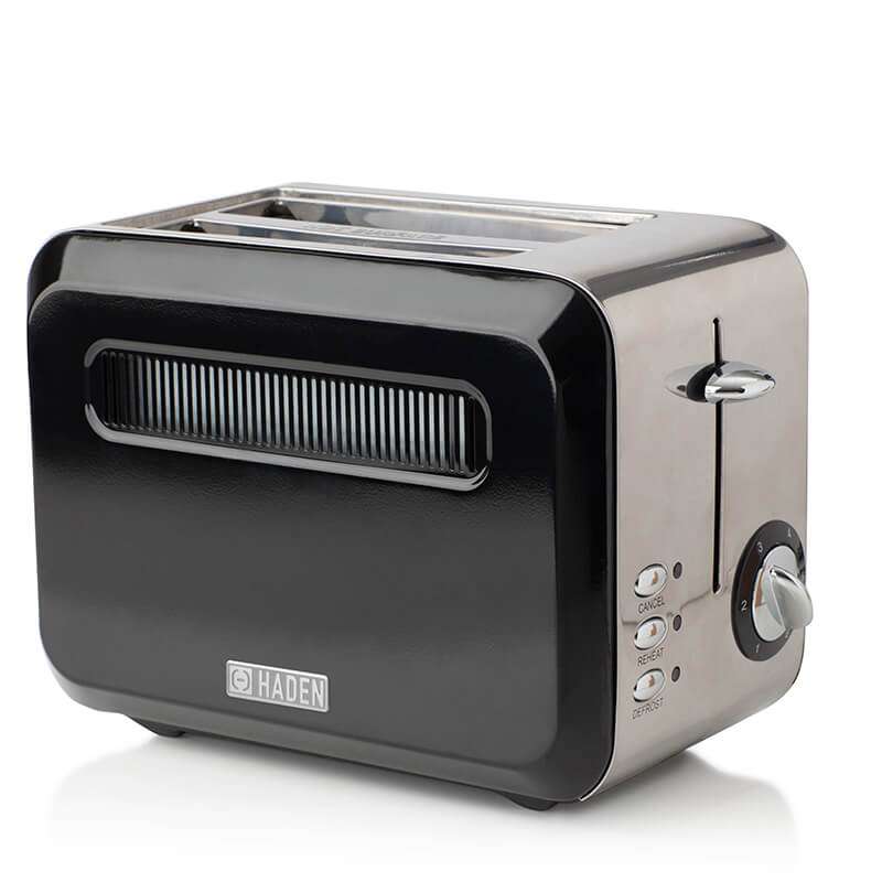 Haden Boston 2 Slice Toaster, Black