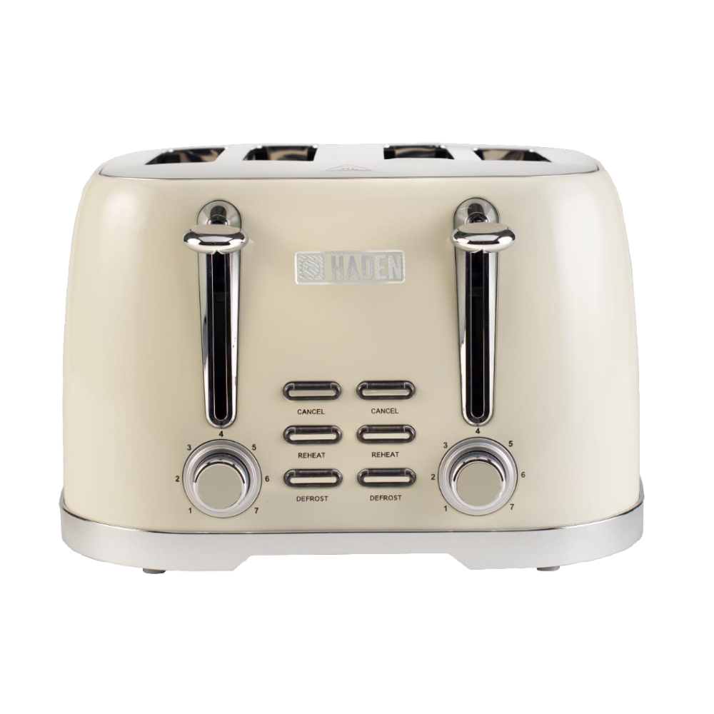 Haden Brighton 4 Slice Toaster, Cornish Cream