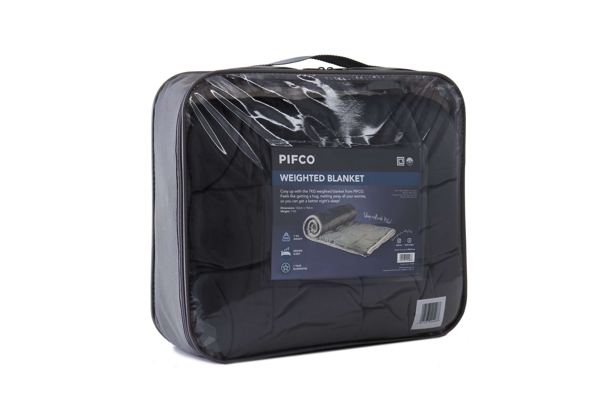 PIFCO 9KG Weighted Blanket 1 Pifco 9kg Weighted Blanket, 152 x 203cm
