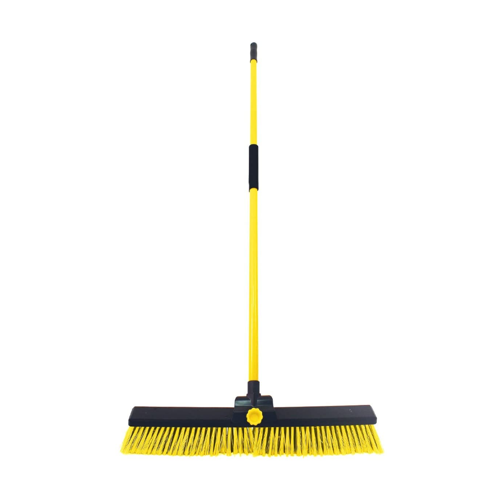 Charles Bentley Bulldozer Heavy Duty Broom with Handle, 24 Inch (610mm)
