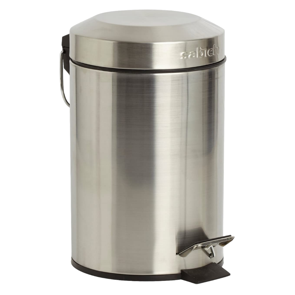Sabichi Brushed Steel 3 Litre Pedal Bin
