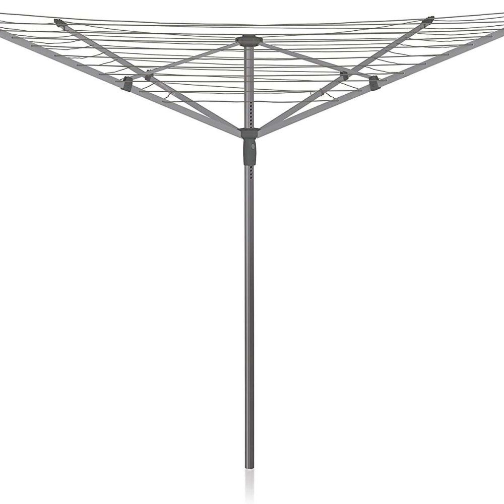 Addis 4 Arm 50m Rotary Airer with Ground Socket