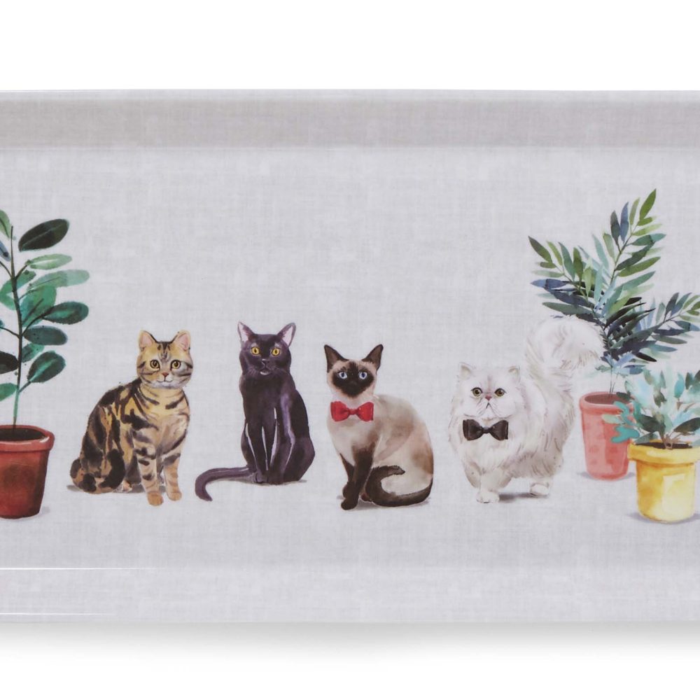 Cooksmart Curious Cats Small Tray