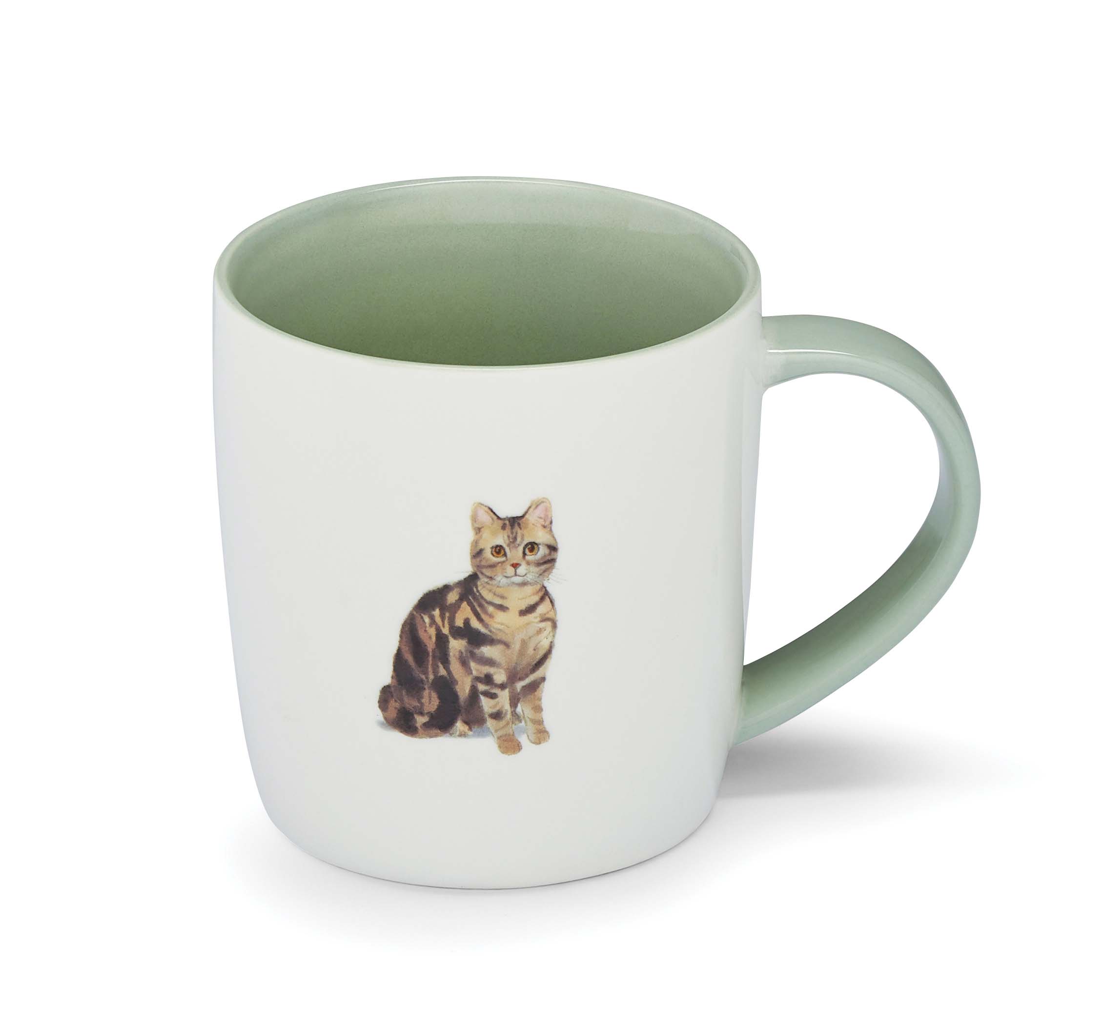 Cooksmart Curious Cats Barrel Mug 1738 1 Cooksmart Curious Cats Barrel Mug