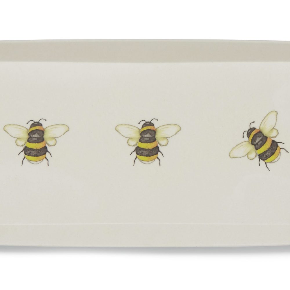 Cooksmart Bumble Bees Bamboo Small Tray