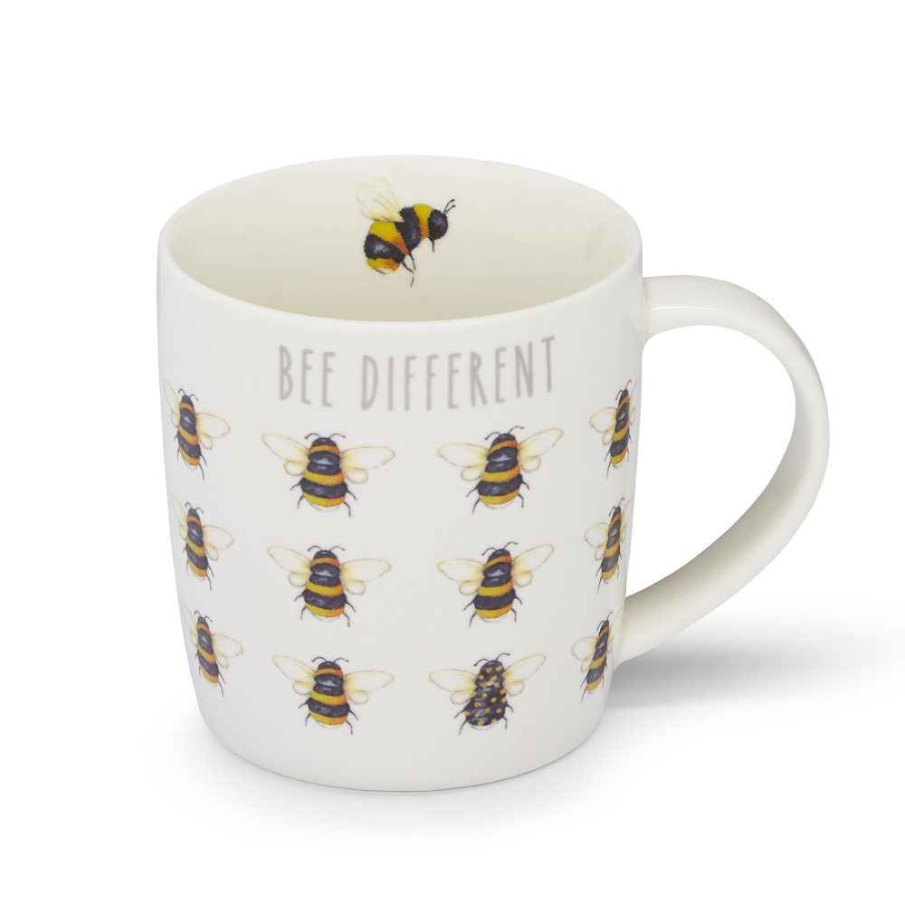 Cooksmart Bumble Bees Barrel Mug, Bee Different
