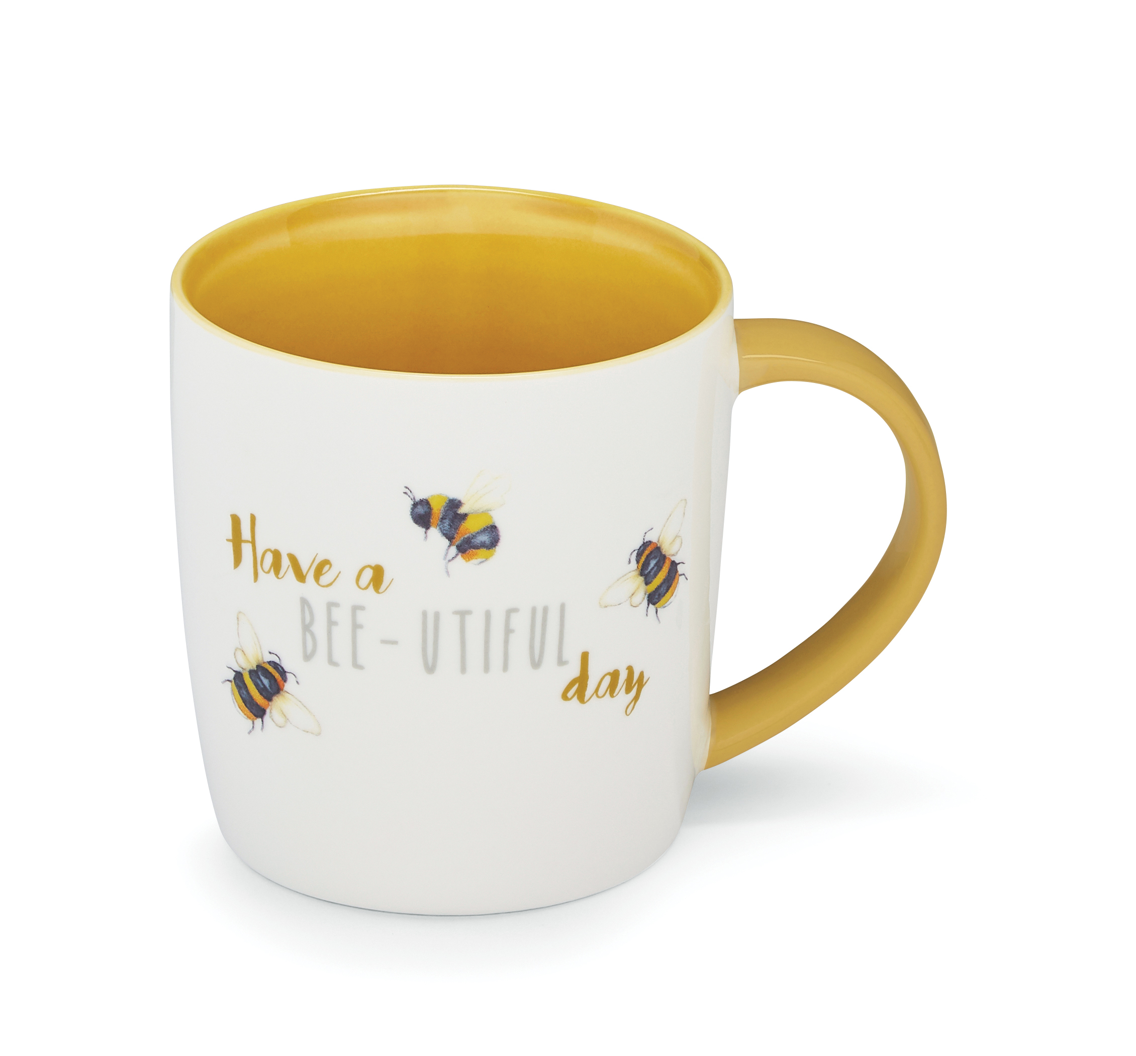 Cooksmart Bumble Bees Barrel Mug - Bee-utiful Day 1781 1 Cooksmart Bumble Bees Barrel Mug, Bee-utiful Day