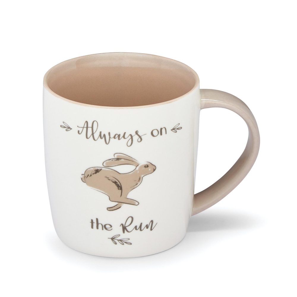 Cooksmart Country Animals Barrel Mug, Always On The Run