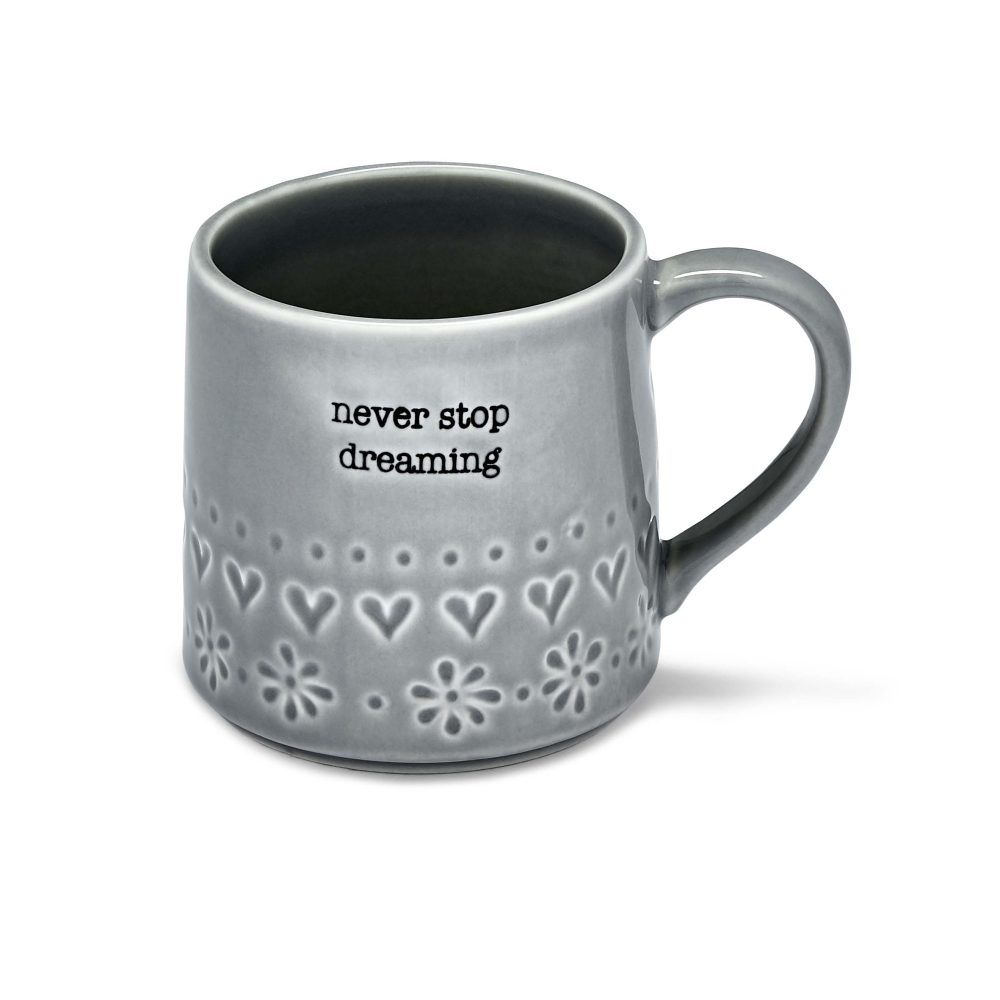 Cooksmart Purity Mug, Never Stop Dreaming