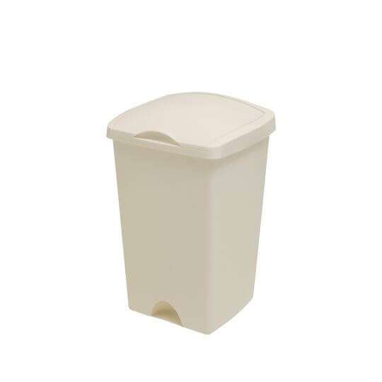 Addis 50L Lift Up Lid Bin, Linen