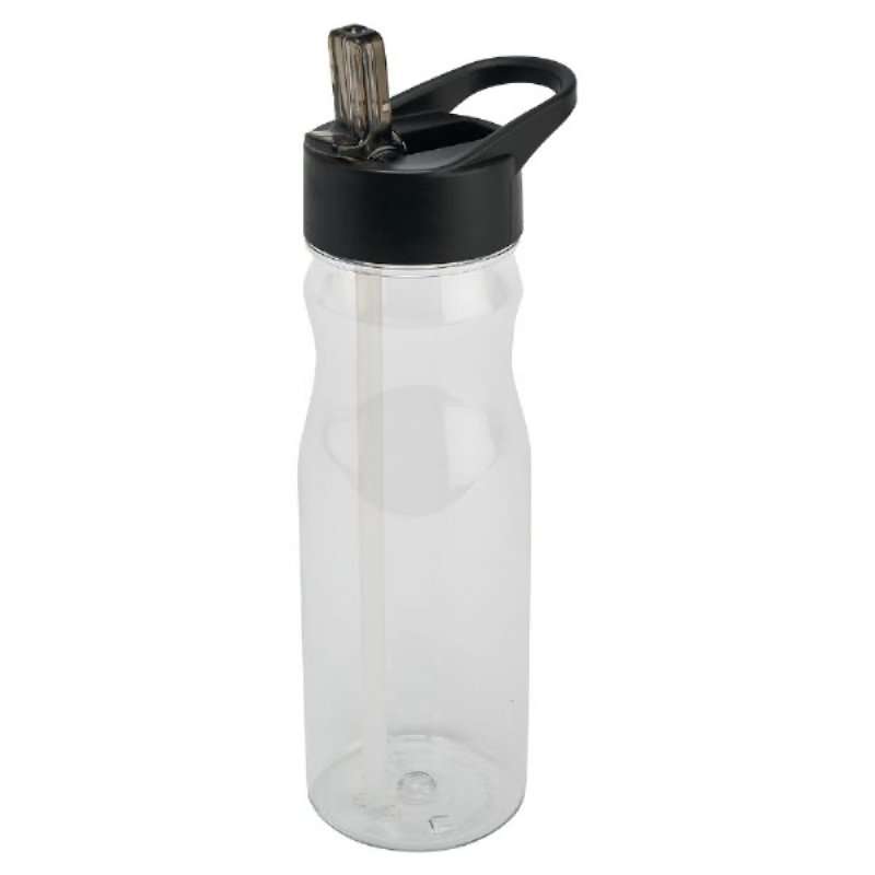 Addis 750ml Bottle with Straw, Black