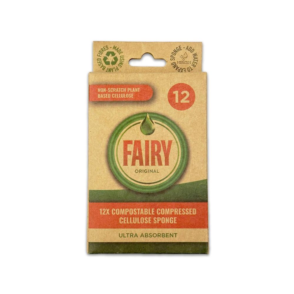 Fairy Compressed Sponge (12pk)