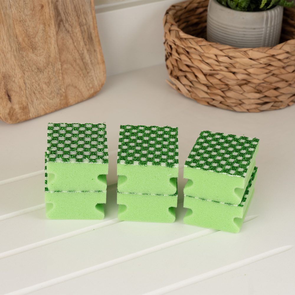 Fairy Max Power Sponge Scourers, Pack of 6