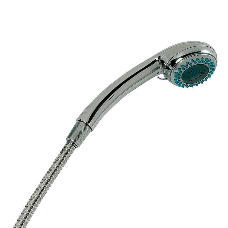 Sabichi 3 Function Shower Head and Hose, Chrome