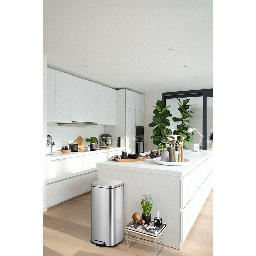 9384MT-30L (9) EKO Stella Pedal Bin 30L, Stainless Steel