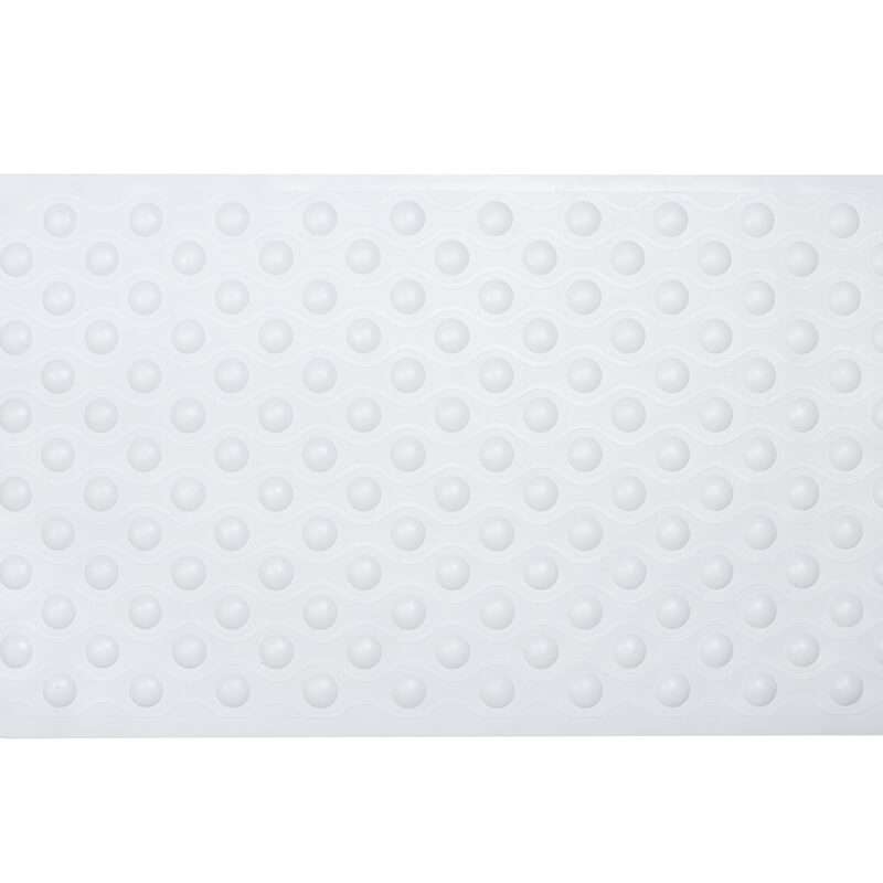 Sabichi Ice White Bubble Rubber Bath Mat 40 x 70cm
