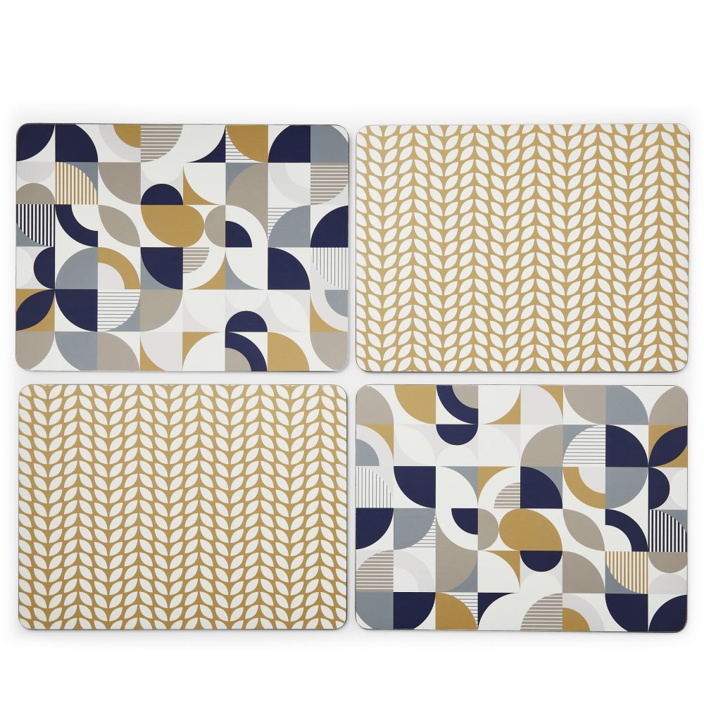 Cooksmart Bauhaus Geo Set of 4 Placemats