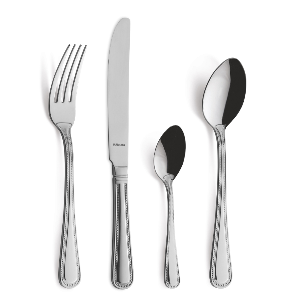 Amefa Bead Dessert Spoon, Box of 12