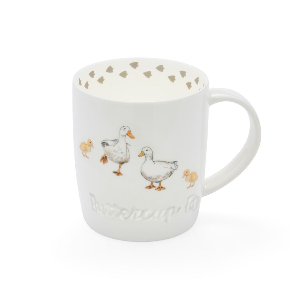Cooksmart Buttercup Farm Barrel Mug, Ducks