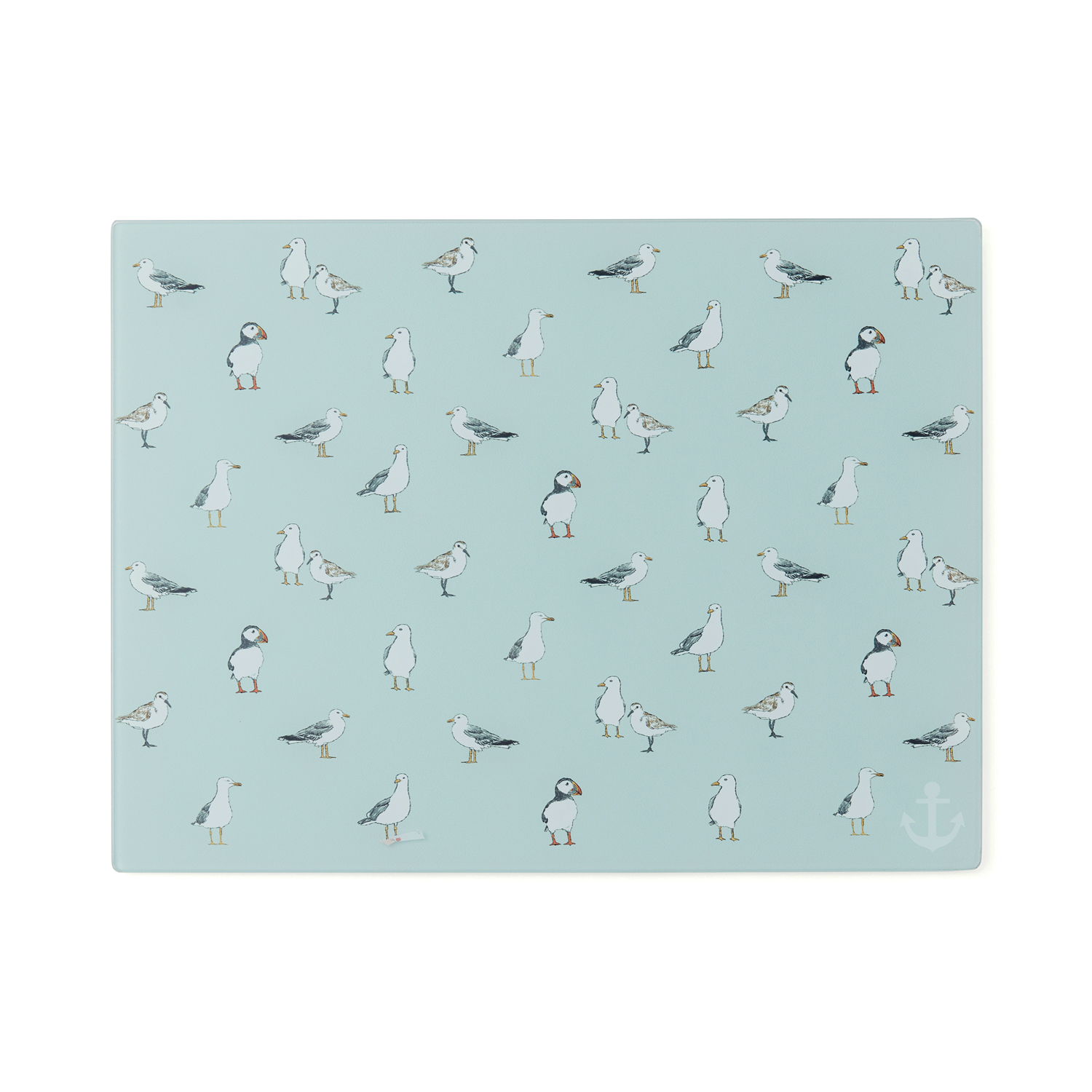 Cooksmart Coastal Birds Glass Worktop Saver 2740 1 Cooksmart Coastal Birds Glass Worktop Saver