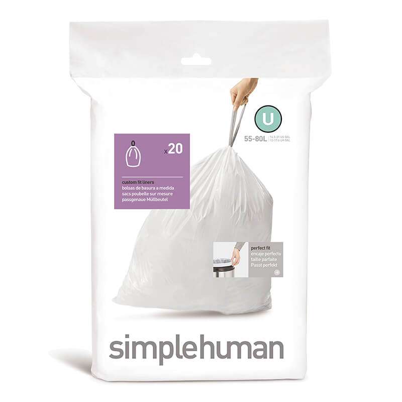 simplehuman Custom Fit Liners Code U