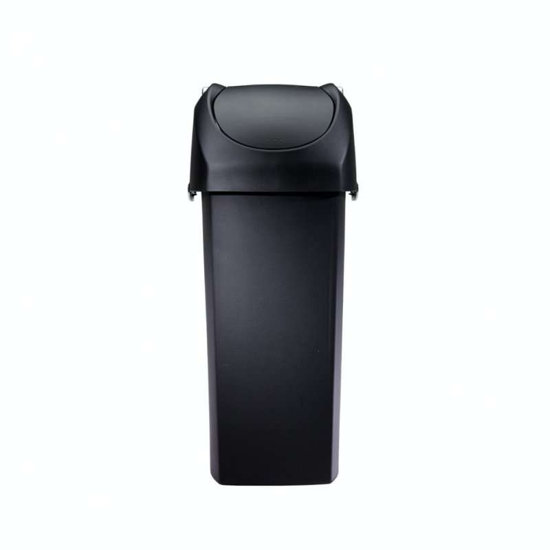 simplehuman Swing Lid Bin 40L, Black