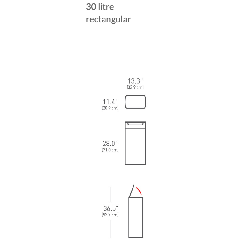 30 litre, FPP brushed 4 30 litre, FPP brushed