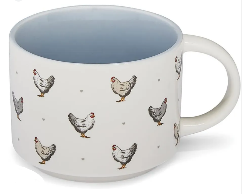 Cooksmart Farmers Kitchen Stacking Mug, Putty