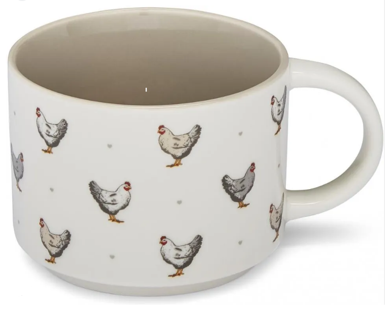Cooksmart Farmers Kitchen Stacking Mug, Blue