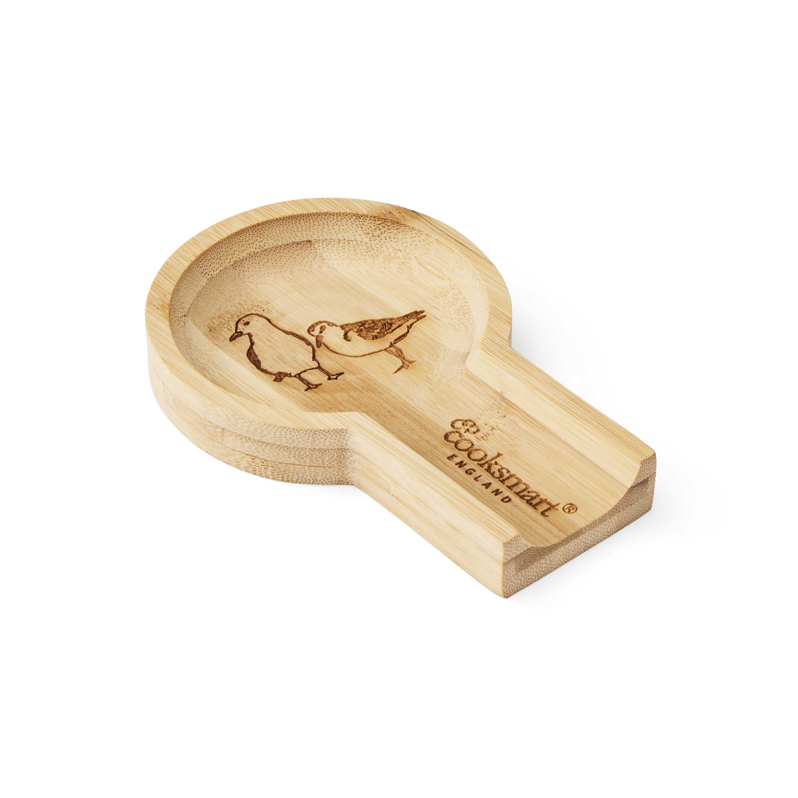 Cooksmart Coastal Birds Bamboo Spoon Rest 2584 1 Cooksmart Coastal Birds Bamboo Spoon Rest