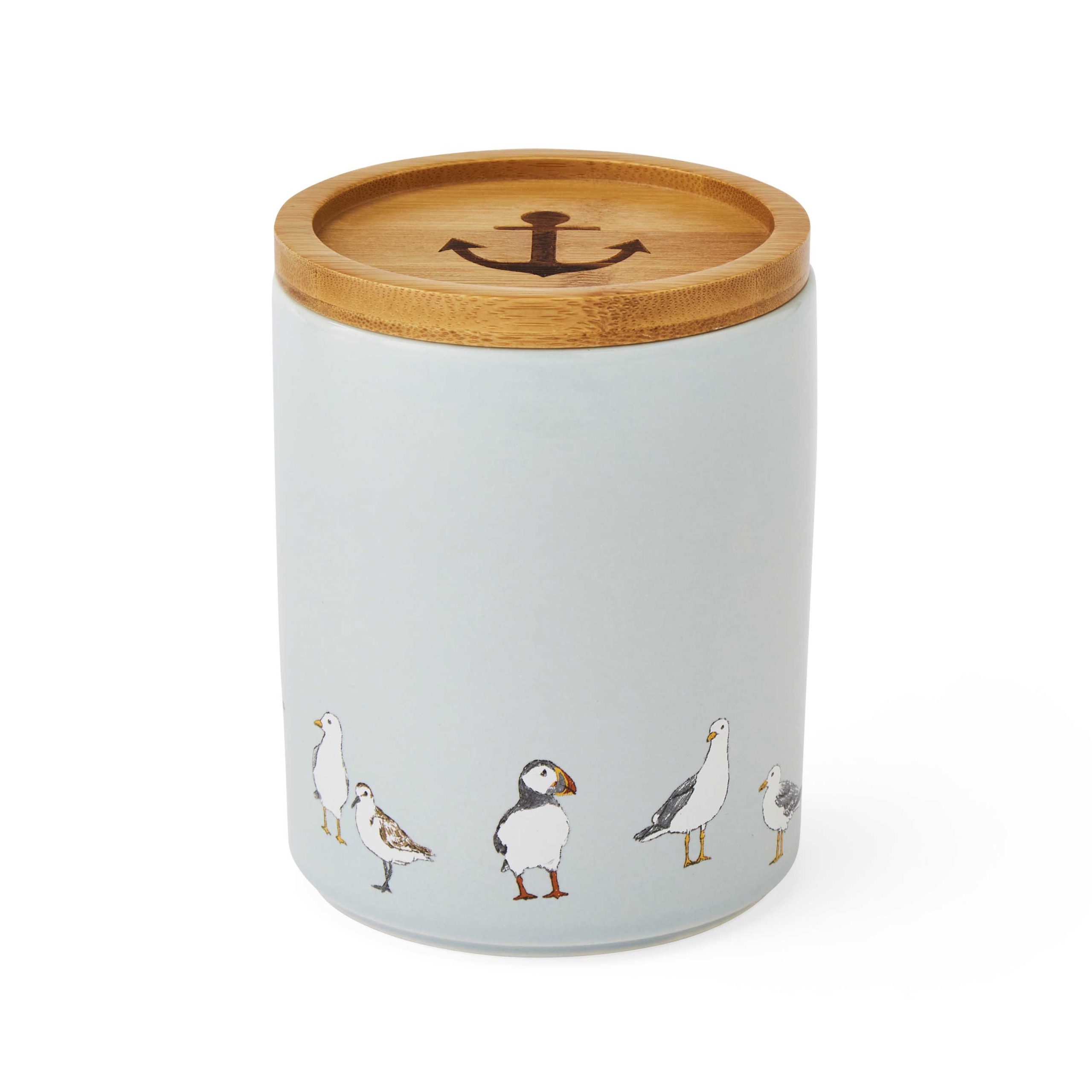 Cooksmart Coastal Birds Ceramic Canister - Medium 2588 1 Cooksmart Coastal Birds Ceramic Canister, Medium