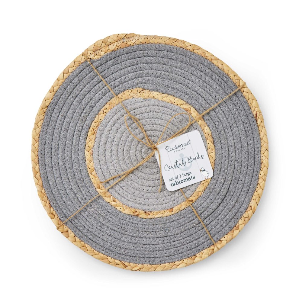 Cooksmart Coastal Birds Set of 2 Seagrass Tablemats