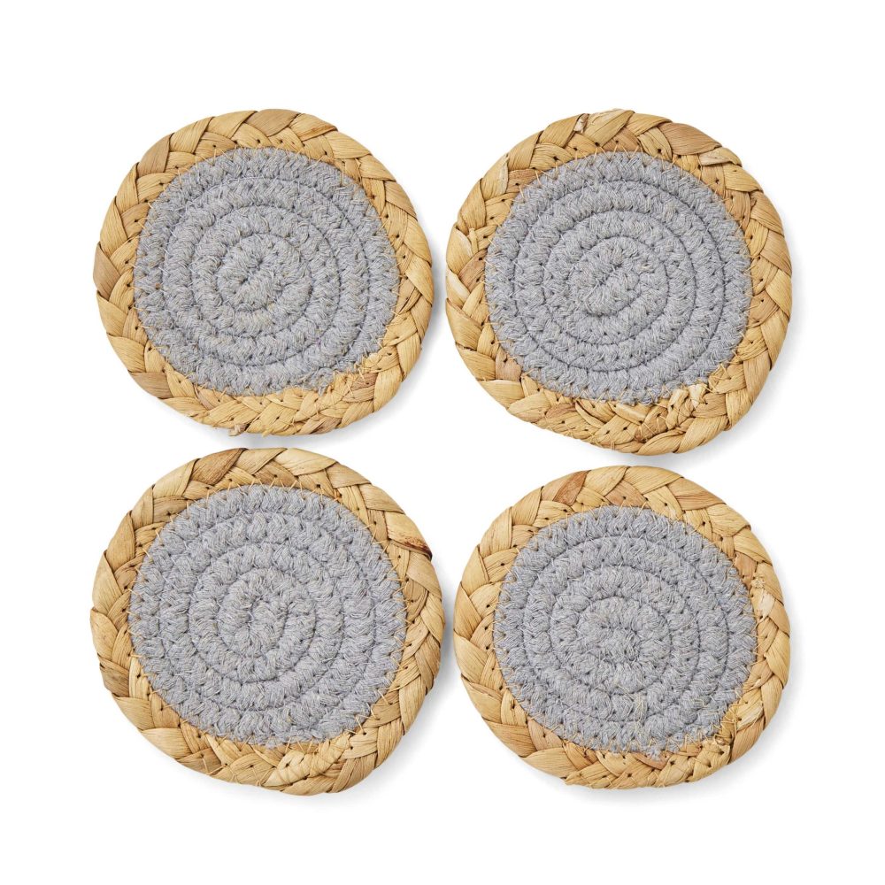 Cooksmart Coastal Birds Set of 4 Seagrass Coasters