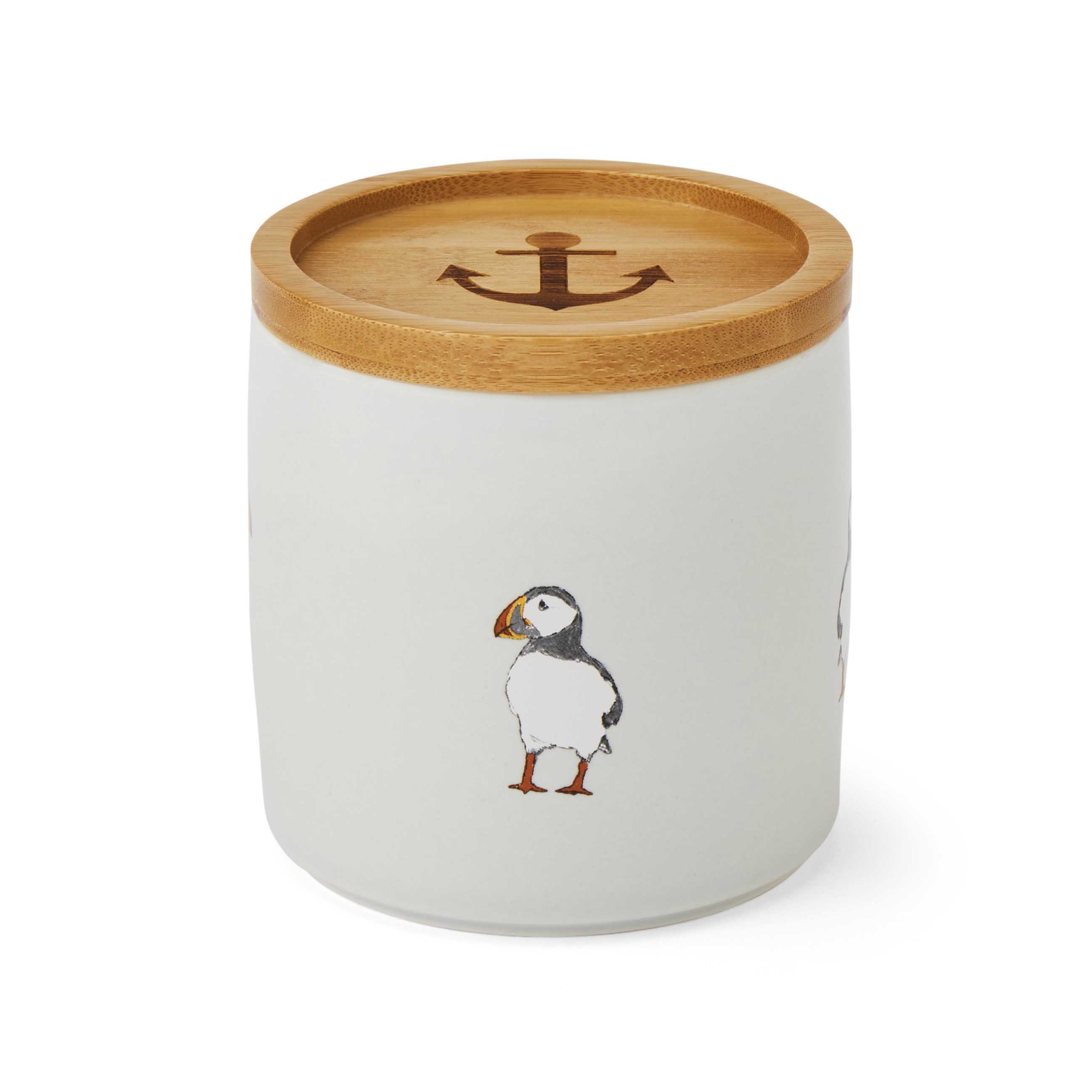 Cooksmart Coastal Birds Ceramic Canister - Small 2587 1 Cooksmart Coastal Birds Ceramic Canister, Small
