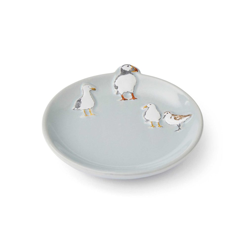 Cooksmart Coastal Birds Tea Bag Tidy / Trinket Holder