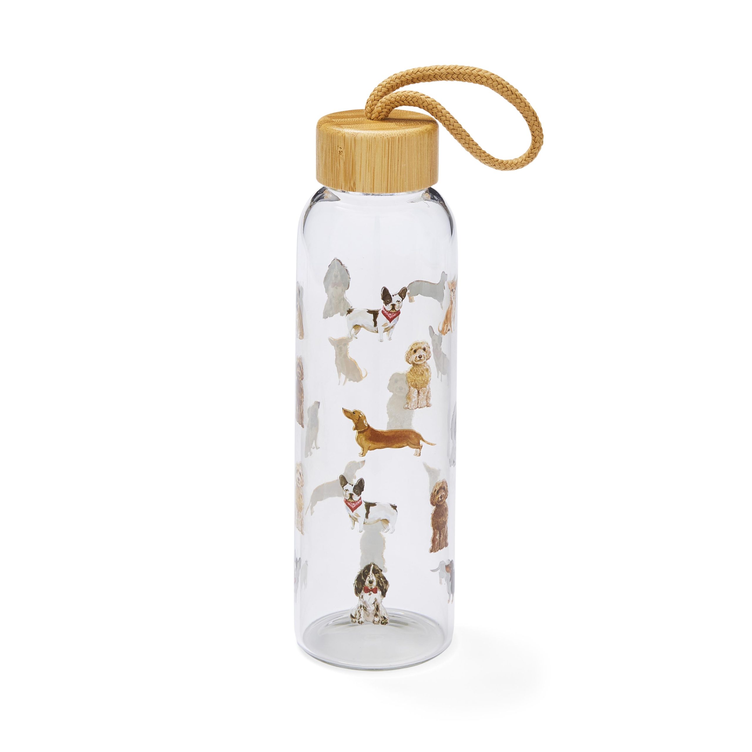 Cooksmart Curious Dogs Glass Bottle 2053 1 Cooksmart Curious Dogs Glass Bottle