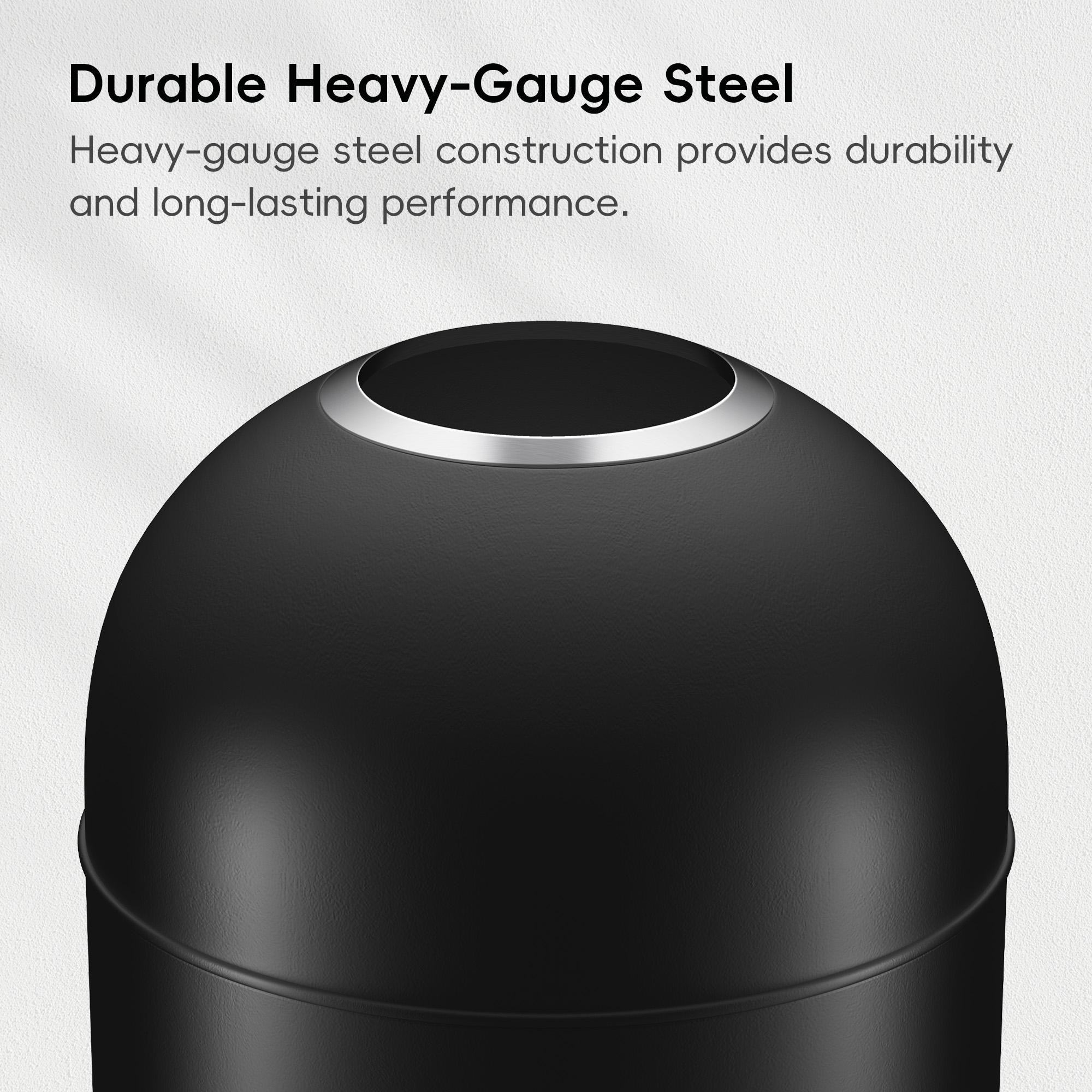 EK9377MT-45L-3 EKO Eternal Commercial Bin 56L, Black