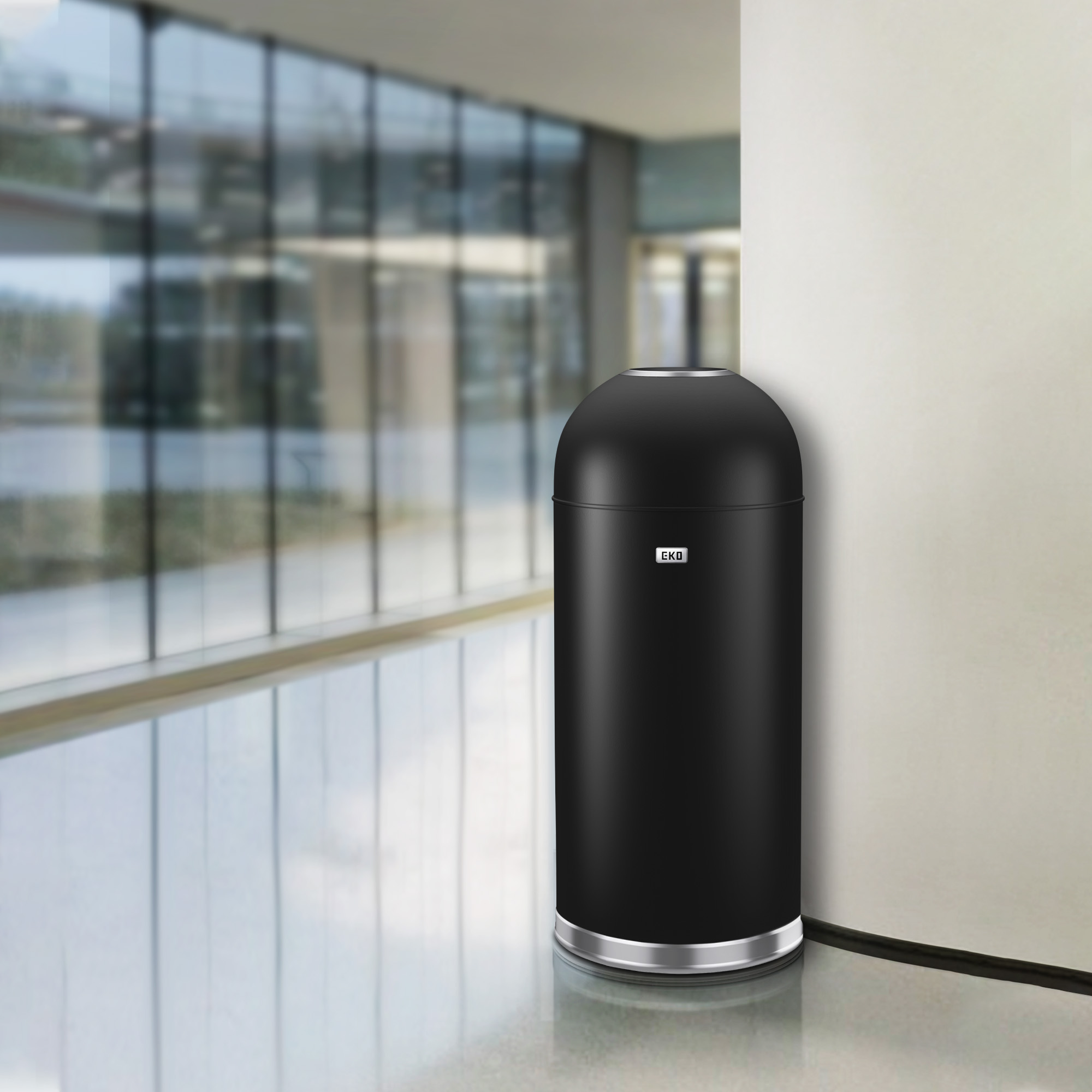 EK9377MT-45L-9 EKO Eternal Commercial Bin 56L, Black