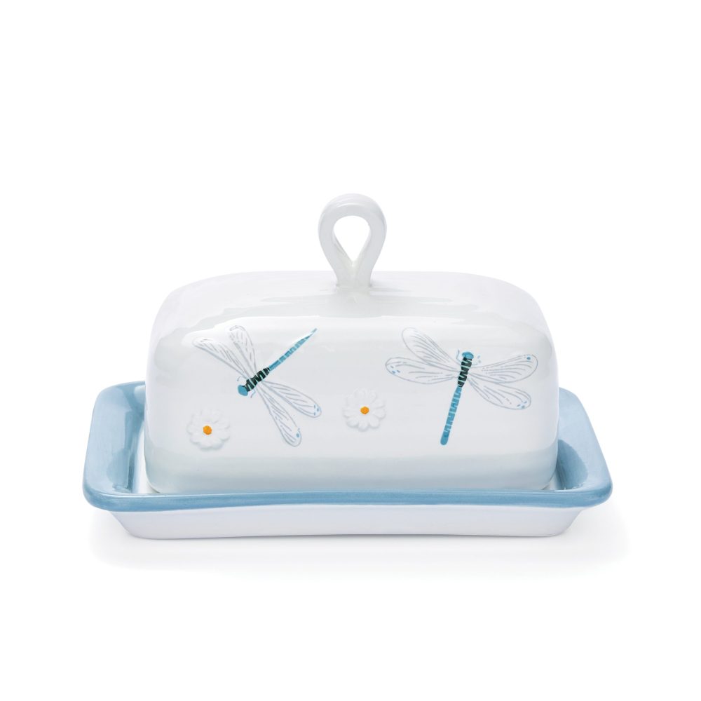 Cooksmart English Meadow Butter Dish