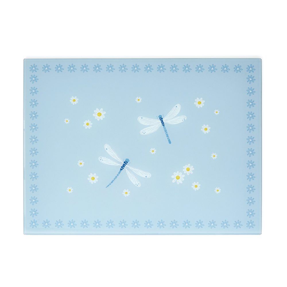 Cooksmart English Meadow Medium Glass Worktop Saver