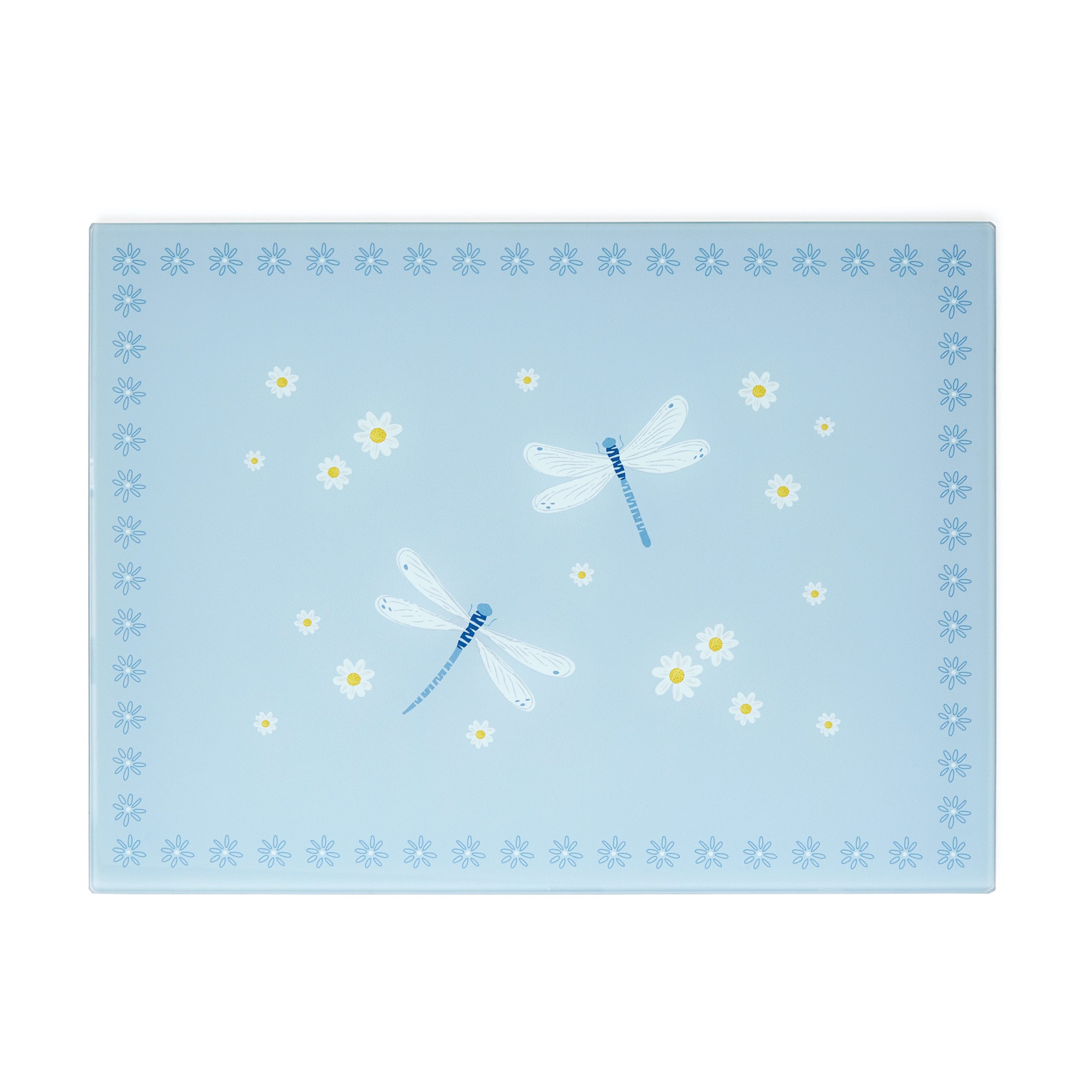 Cooksmart English Meadow Medium Glass Worktop Saver 2155 1 Cooksmart English Meadow Medium Glass Worktop Saver