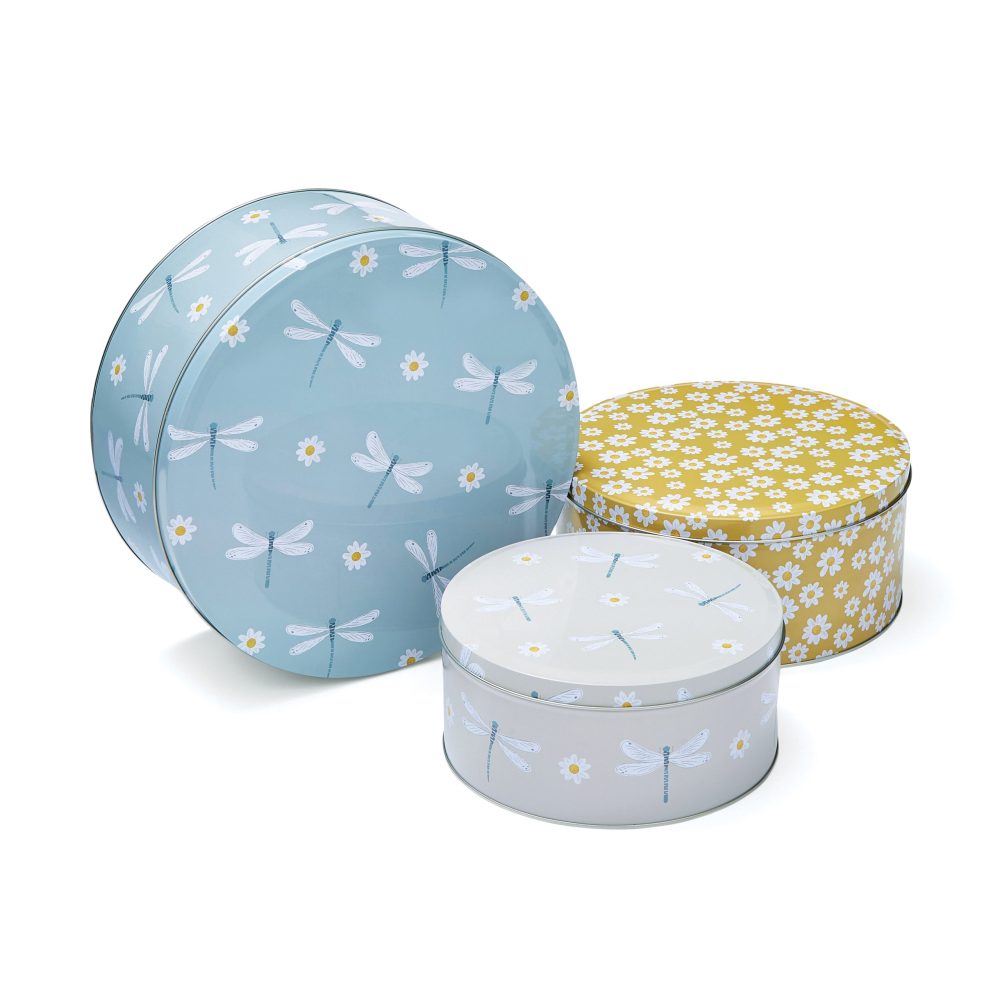 Cooksmart English Meadow Set of 3 Round Cake Tins