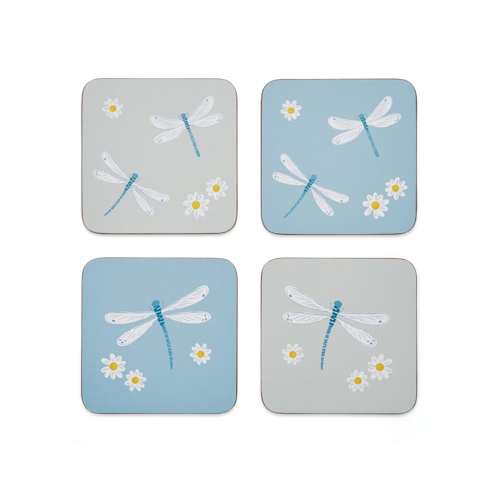Cooksmart English Meadow Set of 4 Coasters