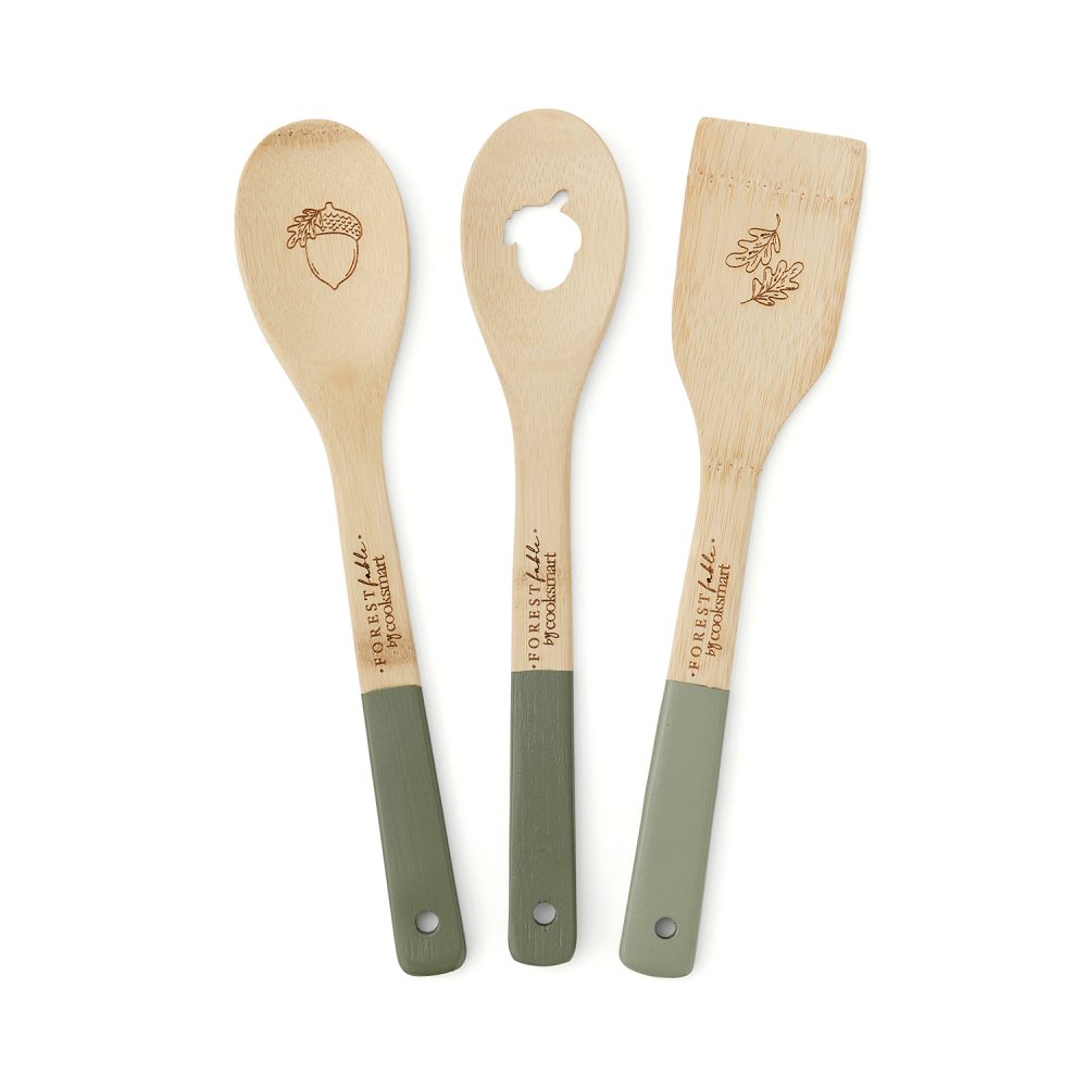 Cooksmart Forest Fable Set of 3 Bamboo Utensils