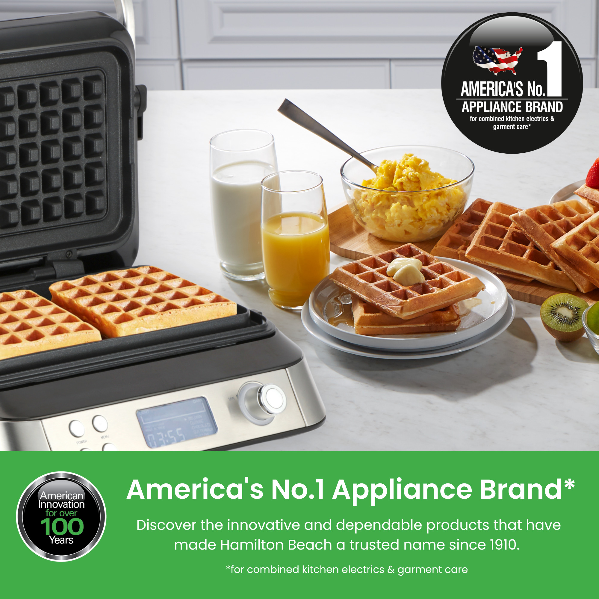HB5403T Hamilton Beach Pro Smart Waffle Maker