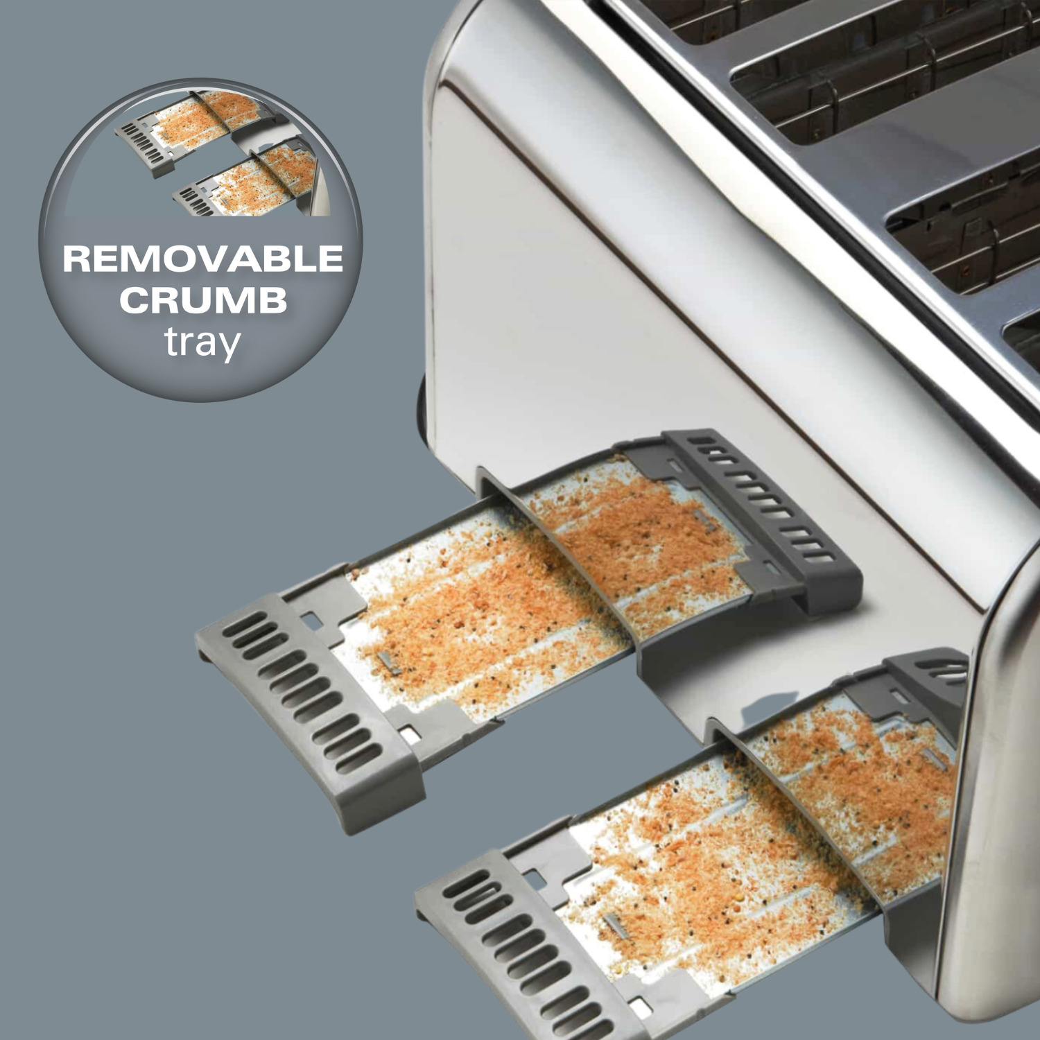 HB5729 Hamilton Beach 4 slice Toaster Stainless Steel 5 HB5729 Hamilton Beach 4 slice Toaster Stainless Steel